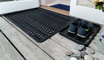 Dot rubber doormat - 60x90 cm - tica copenhagen