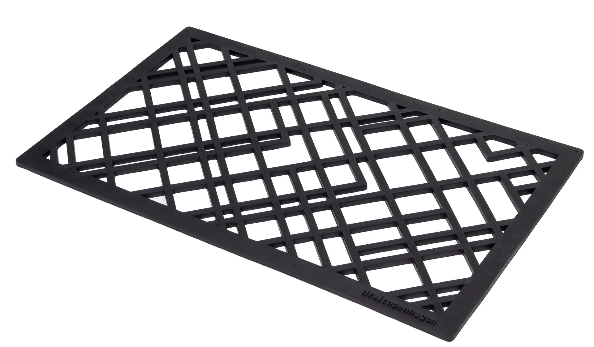 Lines rubber doormat, 45x75 cm tica copenhagen