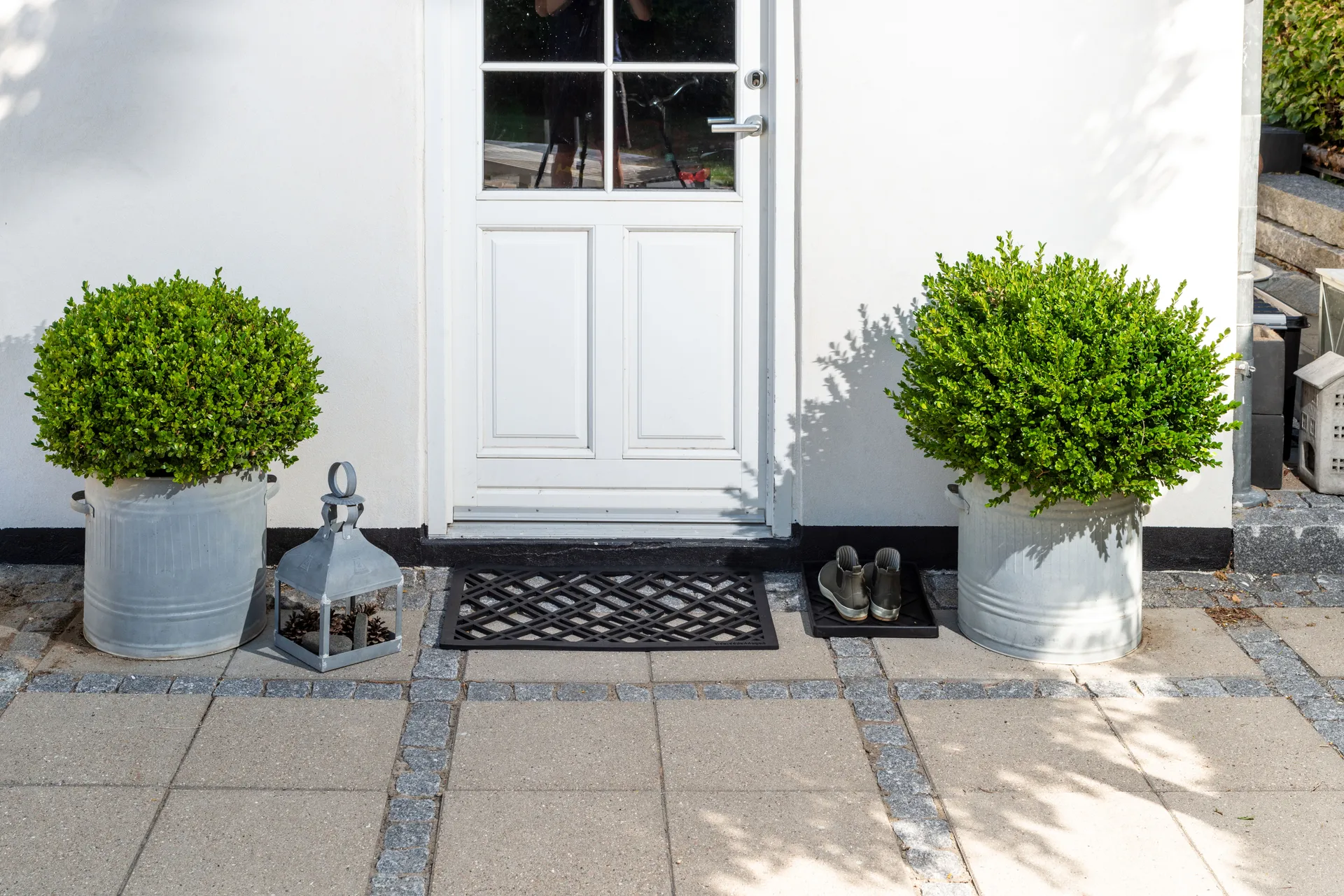 Lines rubber doormat, 45x75 cm tica copenhagen