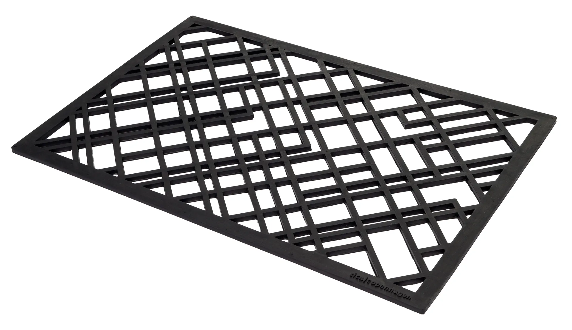 Lines rubber doormat, 60x90 cm tica copenhagen