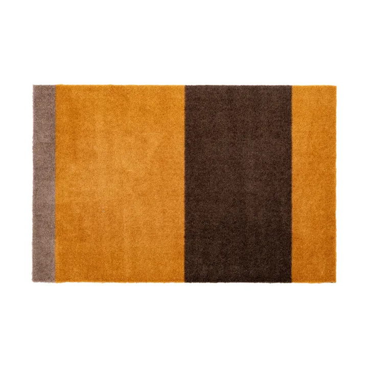 Stripes doormat horizontal - Dijon-brown-sand. 60x90 cm - tica copenhagen