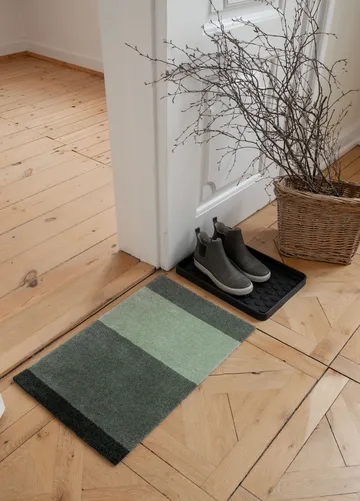 Stripes doormat horizontal - Green. 40x60 cm - tica copenhagen