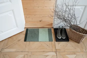 Stripes doormat horizontal - Green. 40x60 cm - tica copenhagen