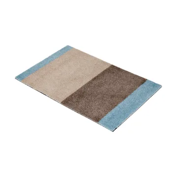 Stripes doormat horizontal - Ivory-sand-blue, 40x60 cm - tica copenhagen