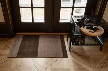 Stripes doormat horizontal - Sand-brown. 60x90 cm - tica copenhagen