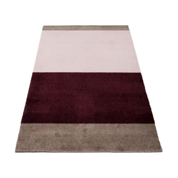 Stripes hallway rug horizontal - Bordeaux-rose-sand, 67x120 cm - tica copenhagen