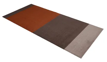 Stripes hallway rug horizontal - Brown-terracotta90x200 cm - tica copenhagen