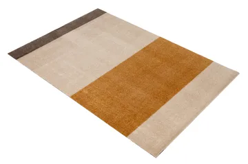 Stripes hallway rug horizontal - Ivory-dijon-brown. 90x130 cm - tica copenhagen