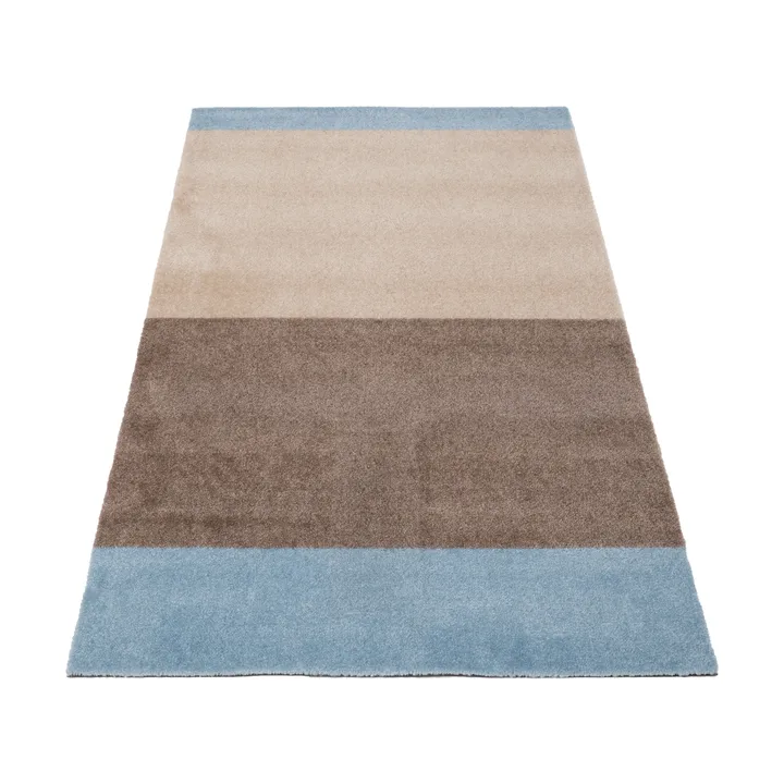 Stripes hallway rug horizontal - Ivory-sand-blue, 67x120 cm - tica copenhagen