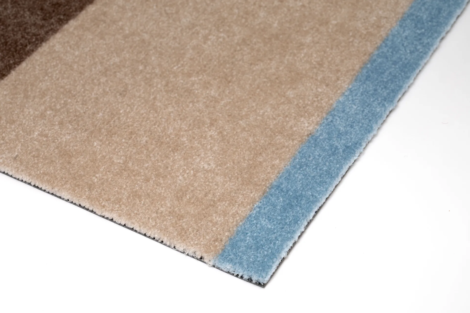Stripes hallway rug horizontal, Ivory-sand-blue, 67x120 cm tica copenhagen