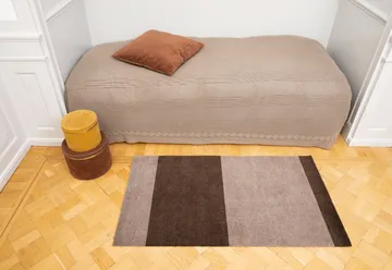 Stripes hallway rug horizontal - Sand-brown. 67x120 cm - tica copenhagen