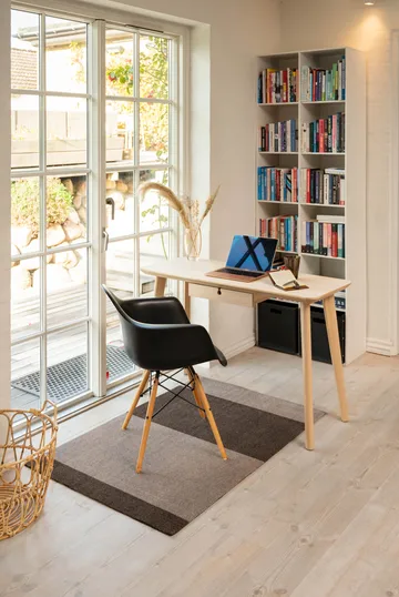 Stripes hallway rug horizontal - Sand-brown. 90x130 cm - tica copenhagen