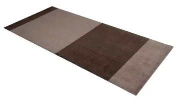 Stripes hallway rug horizontal - Sand-brown. 90x200 cm - tica copenhagen