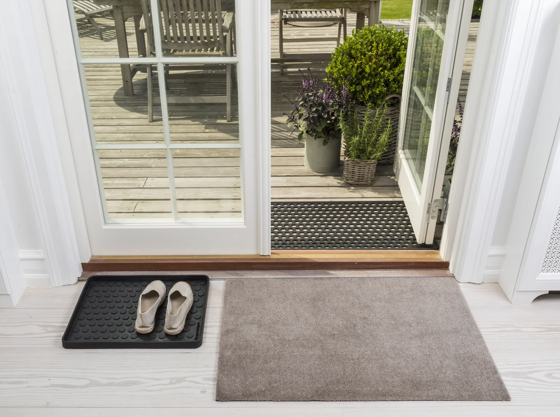 Unicolor doormat, Sand. 60x90 cm tica copenhagen