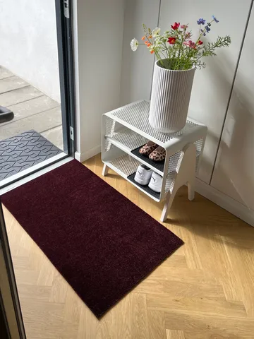Unicolor hallway rug - Bordeaux, 67x120 cm - tica copenhagen