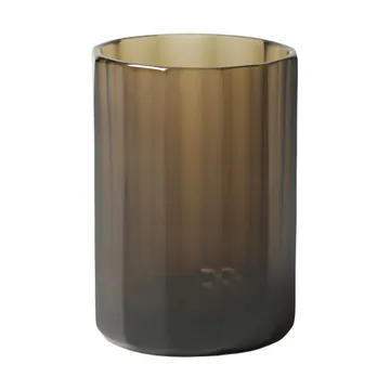 Aspelin lantern Ø8x11 cm - Brown - Tinted