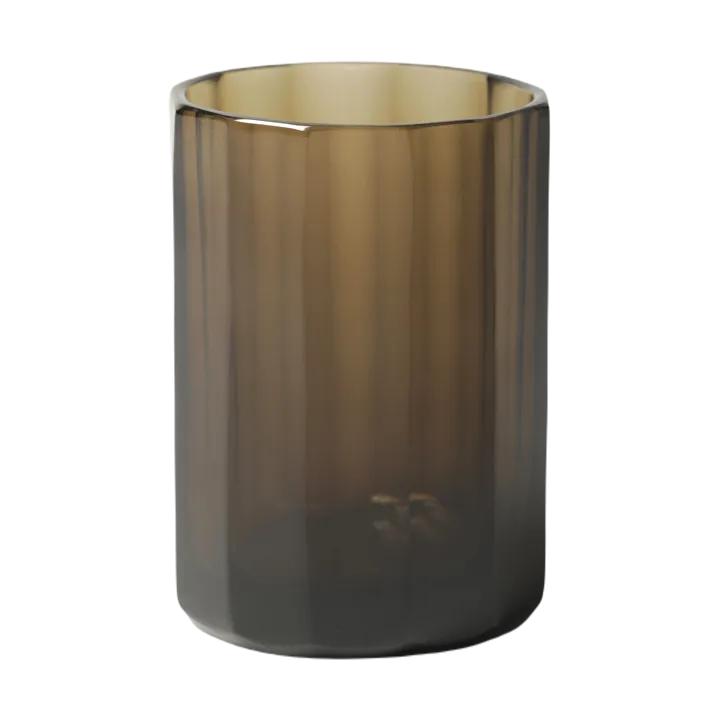 Aspelin lantern Ø8x11 cm - Brown - Tinted