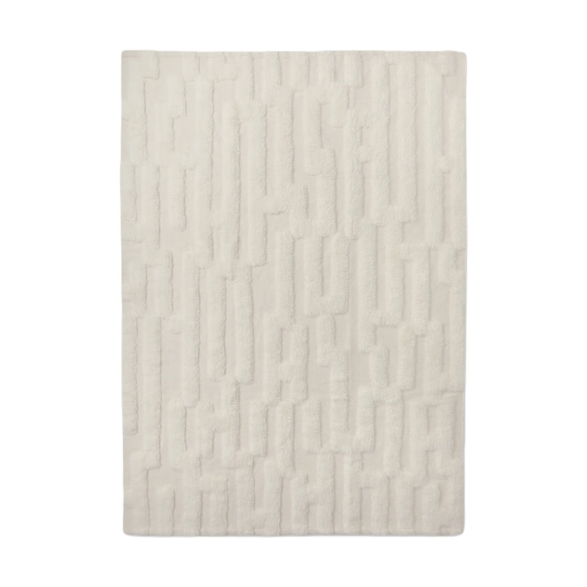 Bielke wool carpet 160x230 cm, Offwhite Tinted