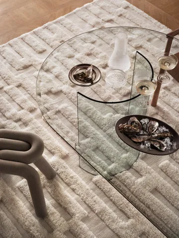Bielke wool carpet 200x300 cm - Offwhite - Tinted