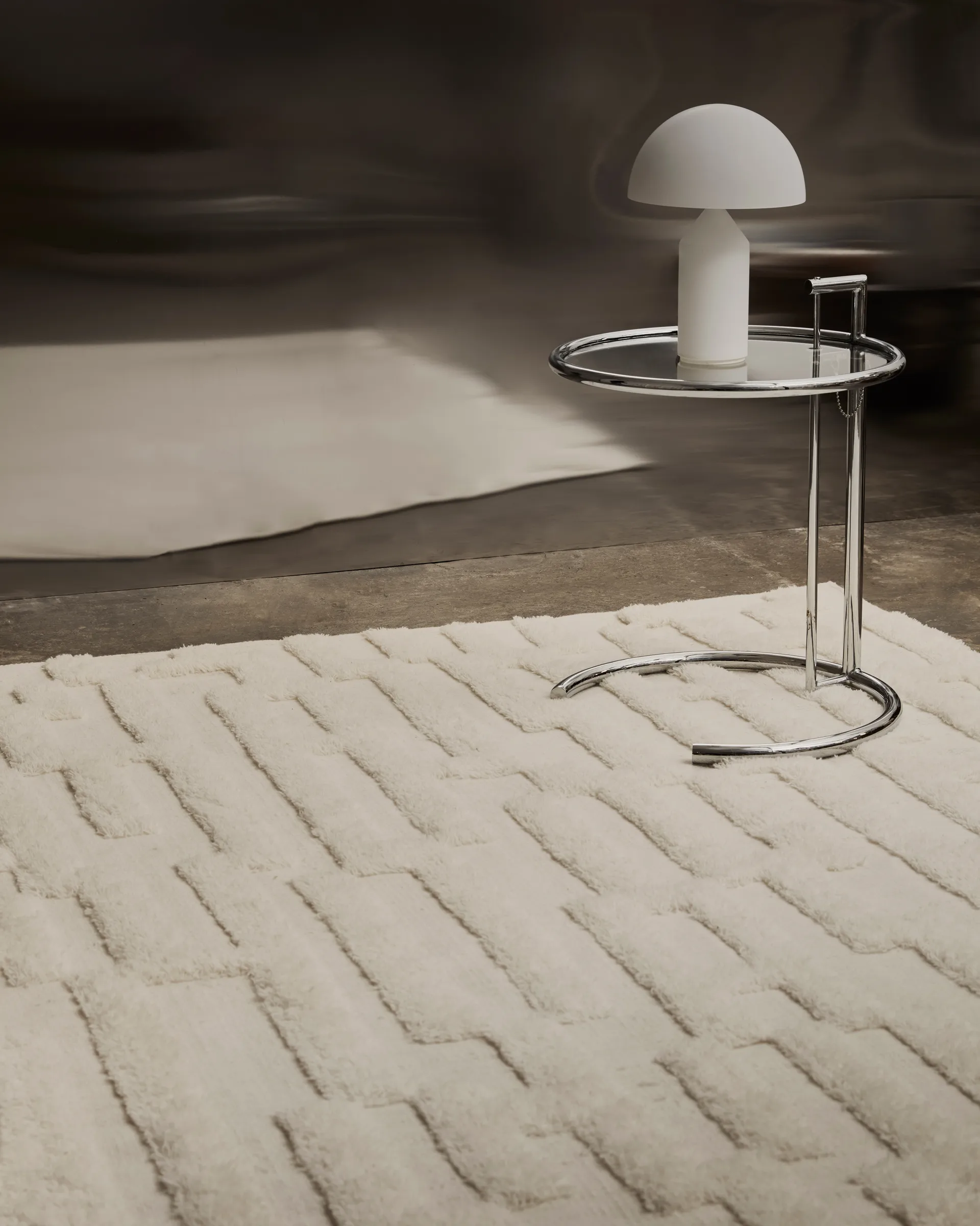 Bielke wool carpet 240x350 cm, Offwhite Tinted