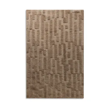 Bielke wool rug 250x350 cm - Dark beige - Tinted