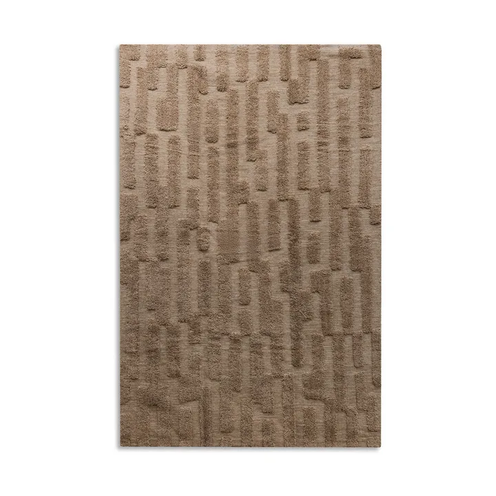 Bielke wool rug 250x350 cm - Dark beige - Tinted