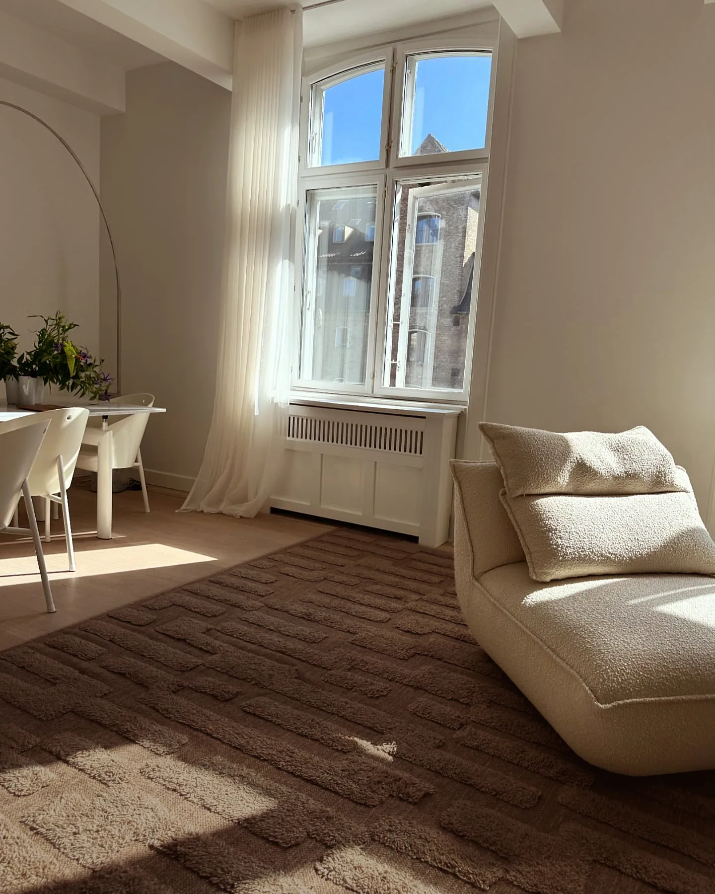 Bielke wool rug 300x400 cm, Dark beige Tinted