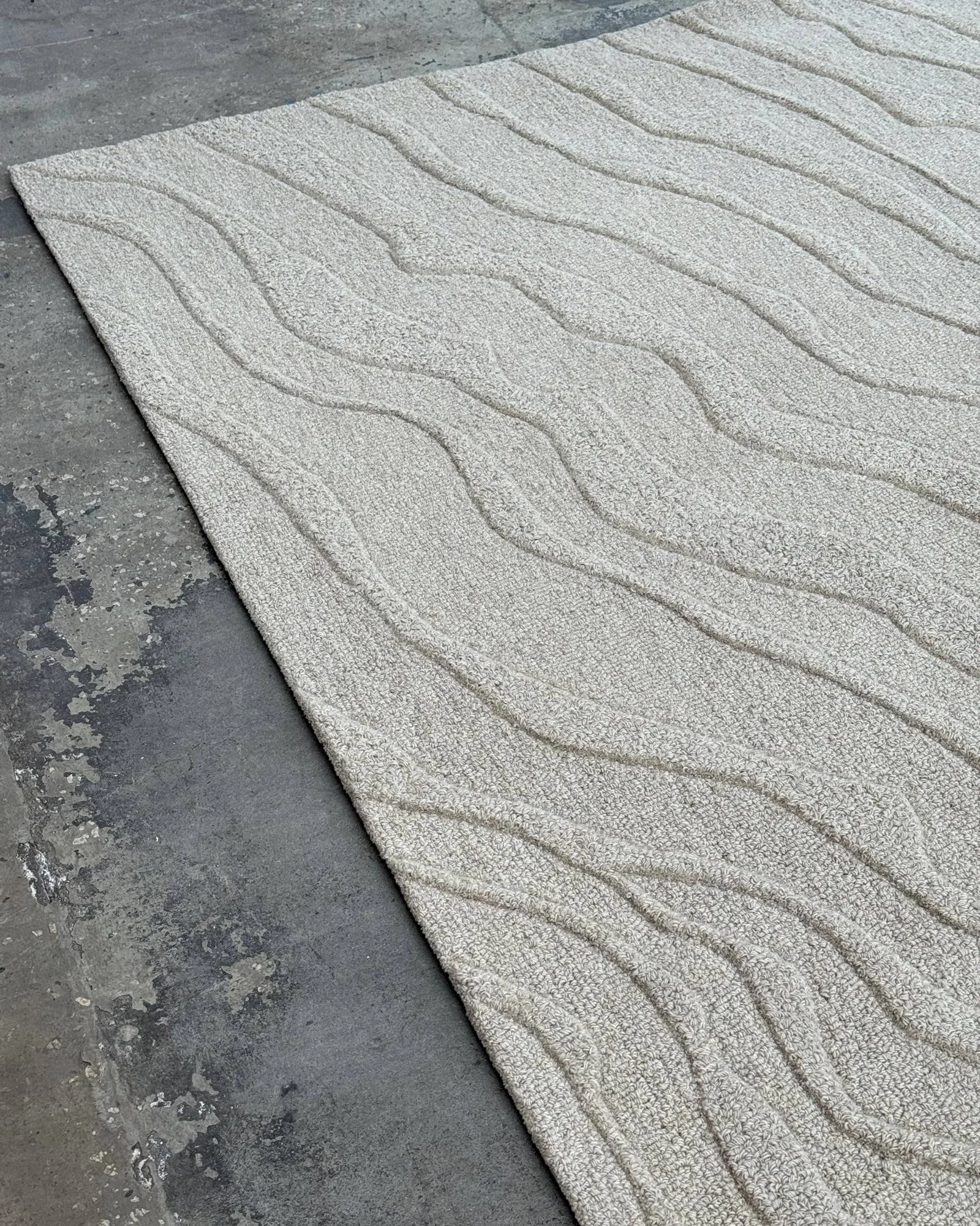 Duvell wool rug, Beige, 200x300 cm Tinted