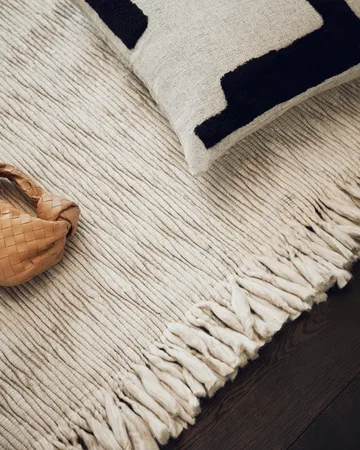 Fagerlund wool carpet 200x300 cm - Beige-offwhite - Tinted