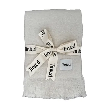 Fingal wool throw - Solid off white-natural, 130x170 cm - Tinted