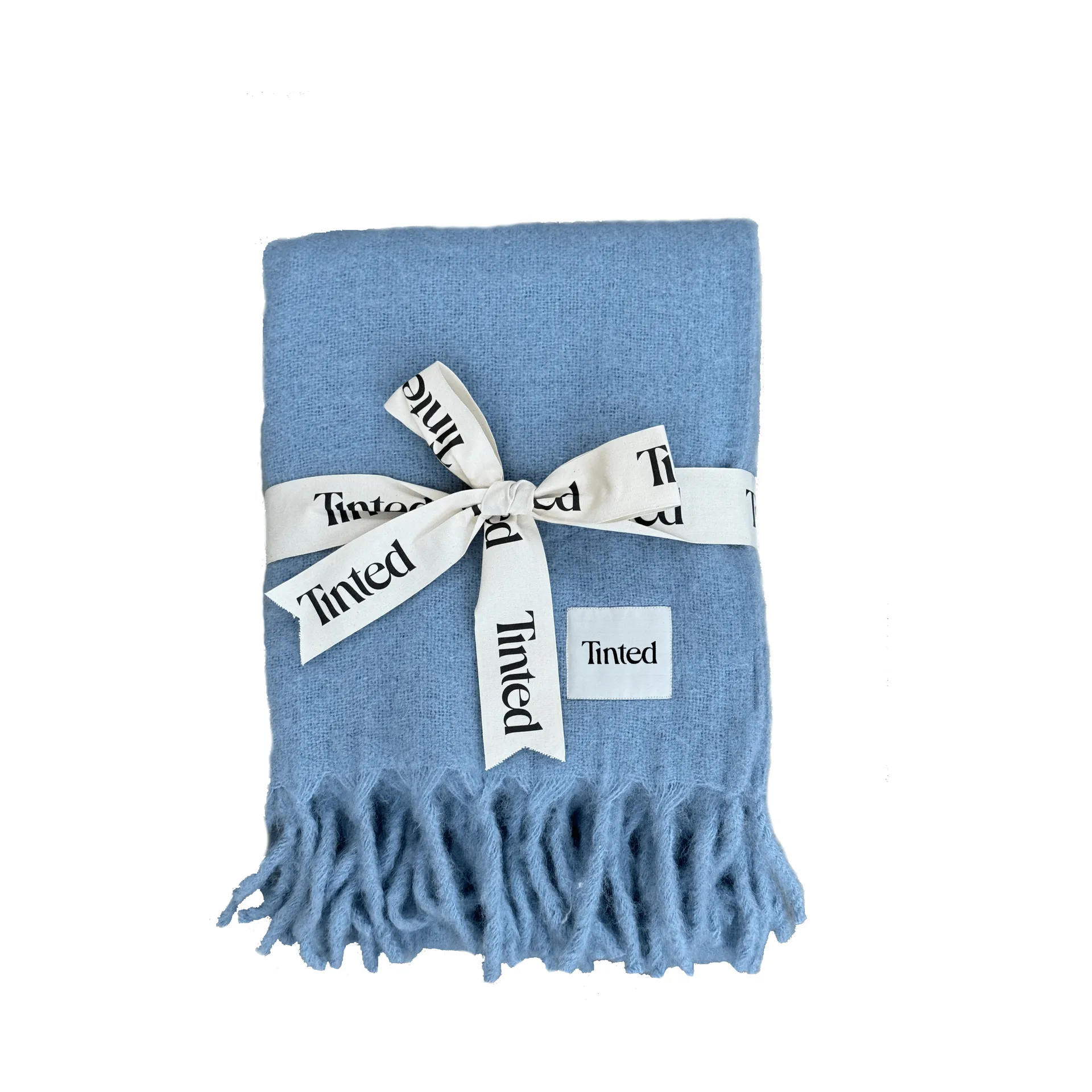 Fridh mohair throw, Blue, 130x170 cm Tinted