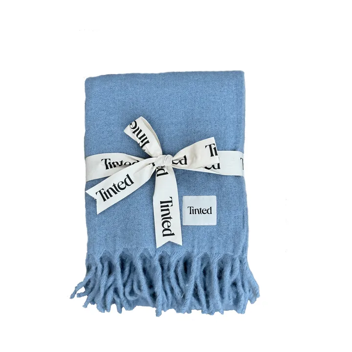 Fridh mohair throw - Blue, 130x170 cm - Tinted