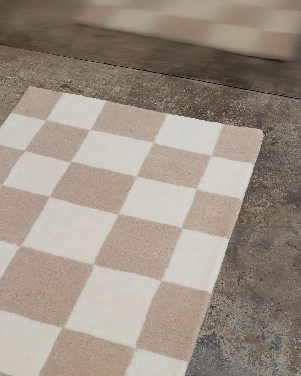 Hafstrom entrance rug wool 80x300 cm, Beige-white Tinted