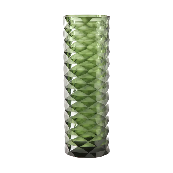 Hoijer vase Ø10x29 cm - Green - Tinted