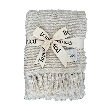 Janzen bouclé throw - Solid off-white-natural, 130x170 cm - Tinted