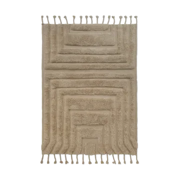 Kask wool carpet 170x240 cm - Beige - Tinted