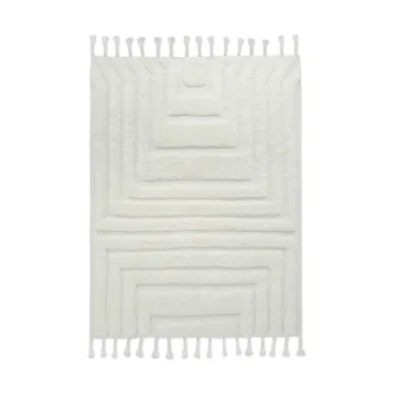 Kask wool carpet 170x240 cm - Offwhite - Tinted