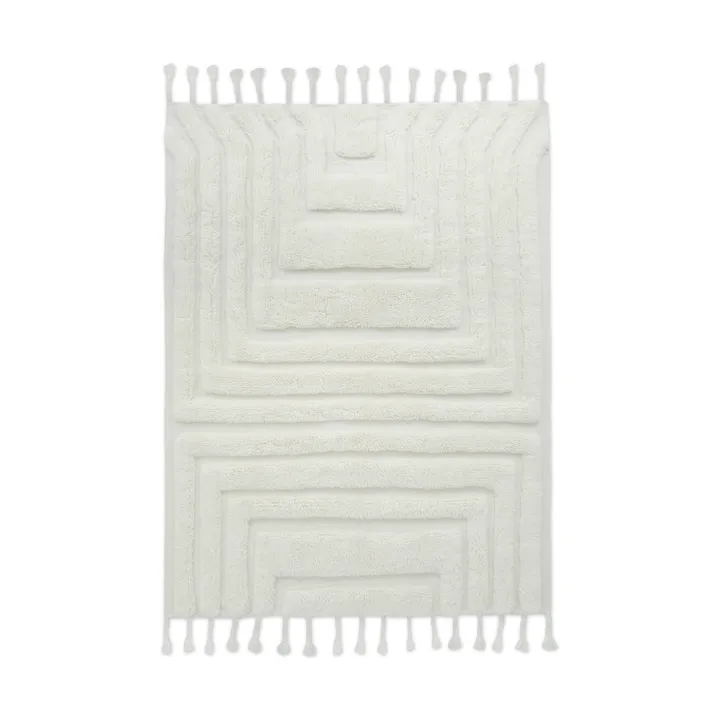Kask wool carpet 170x240 cm - Offwhite - Tinted