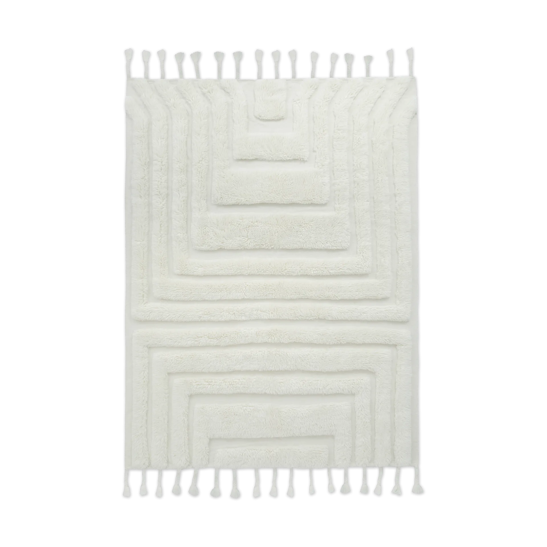 Kask wool carpet 250x350 cm, Offwhite Tinted