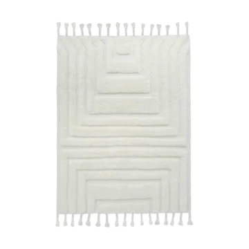 Kask wool carpet 250x350 cm - Offwhite - Tinted