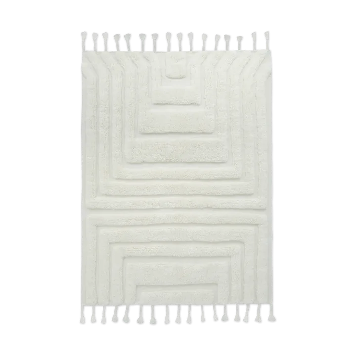 Kask wool carpet 250x350 cm - Offwhite - Tinted