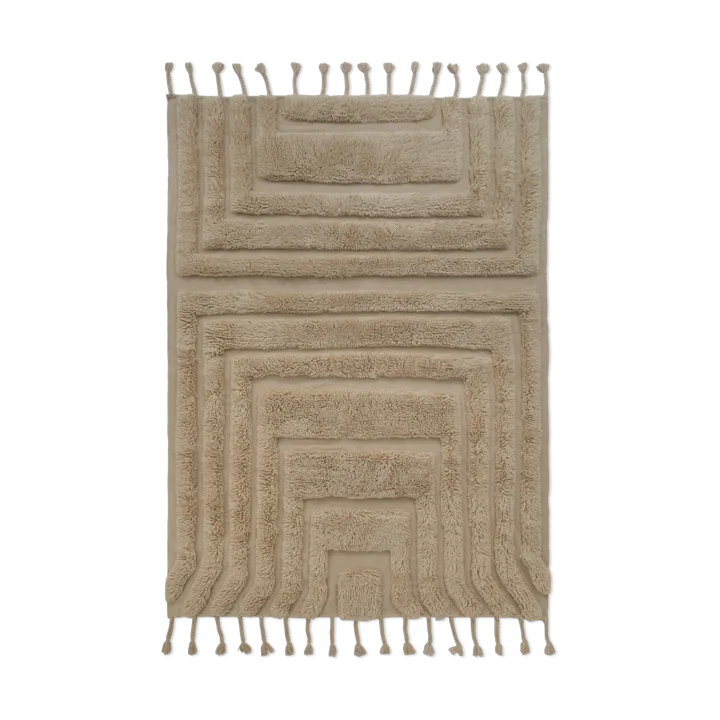 Kask wool carpet 300x400 cm - Beige - Tinted
