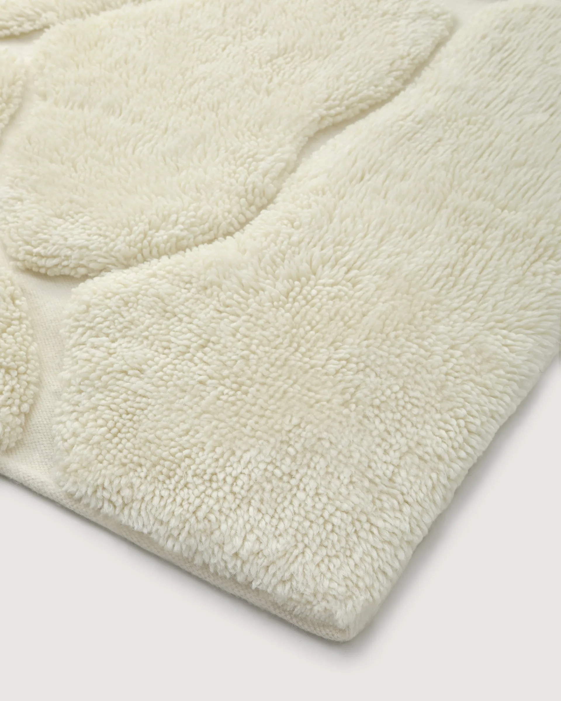 Kullin wool carpet 250x350 cm, Offwhite Tinted
