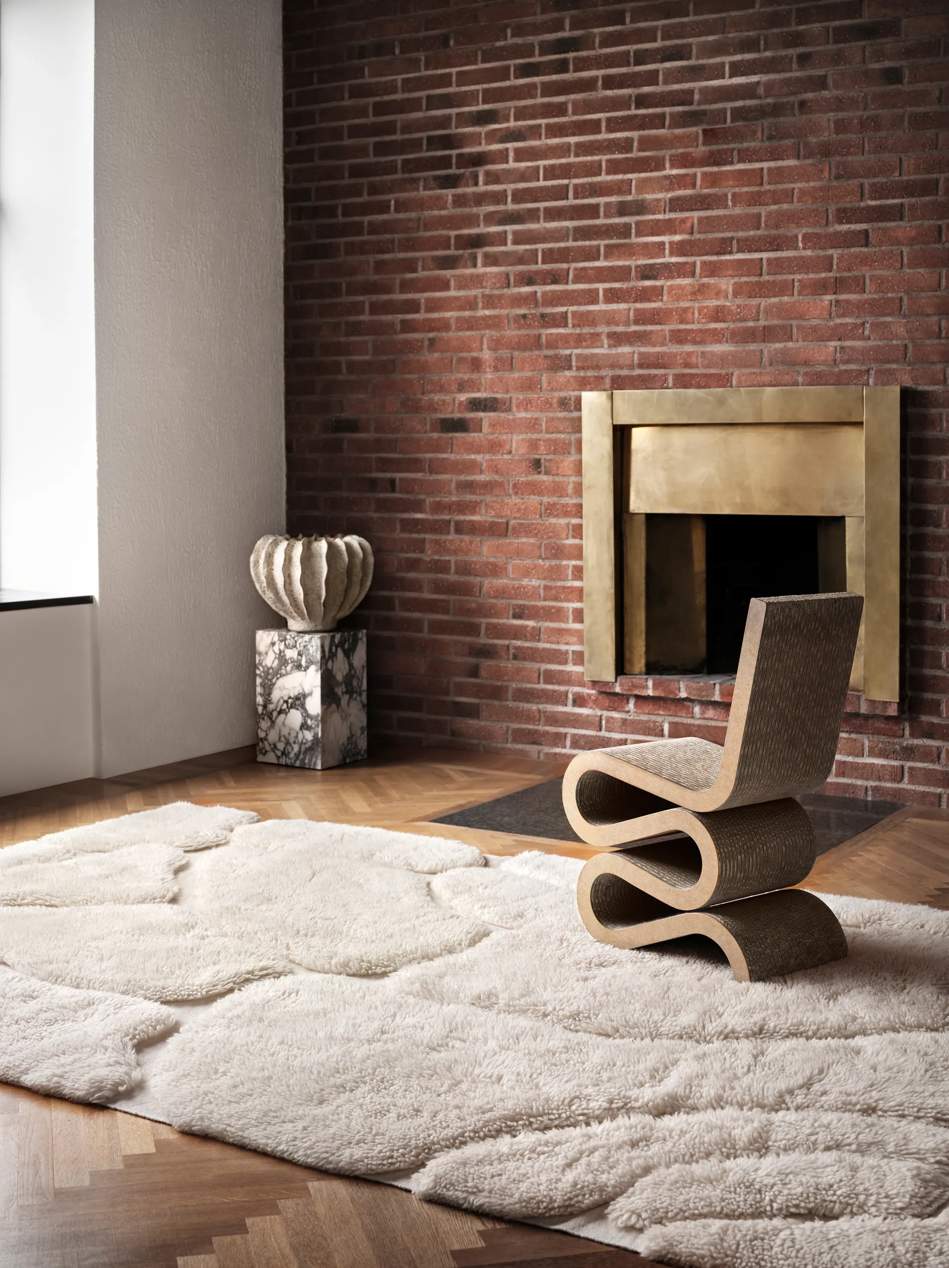 Kullin wool carpet 300x400 cm, Offwhite Tinted