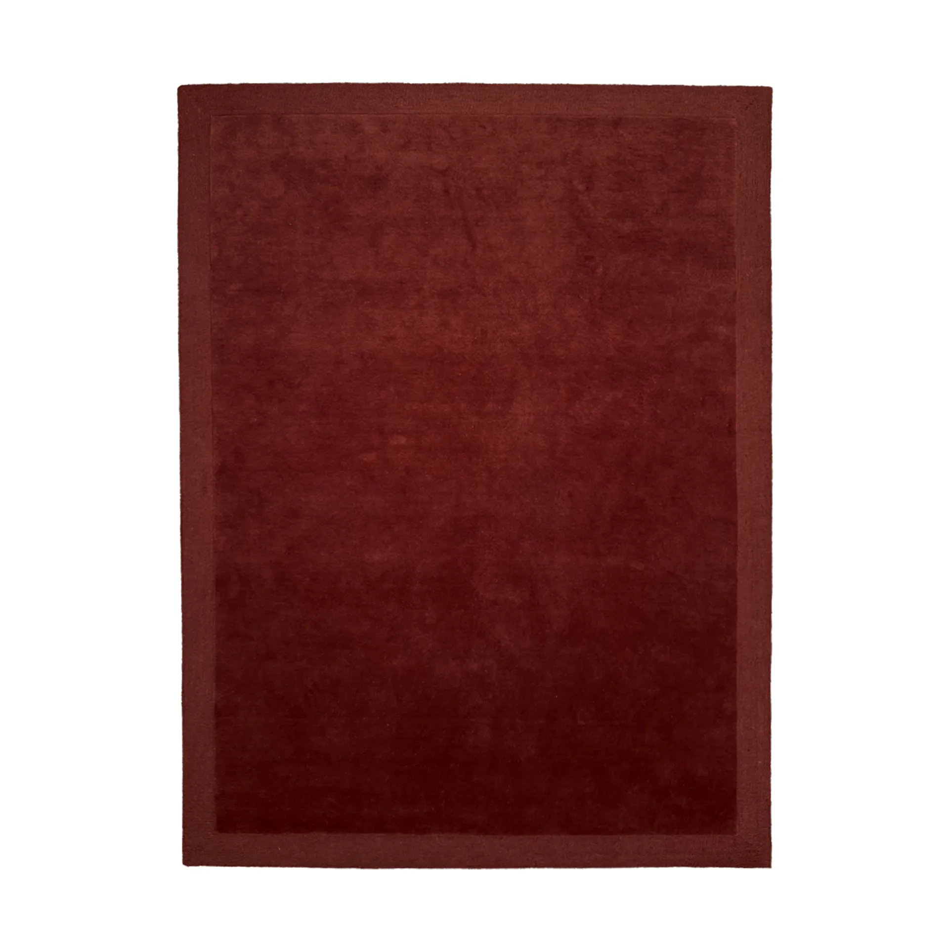 Louis wool rug, Burgundy, 250x350 cm Tinted