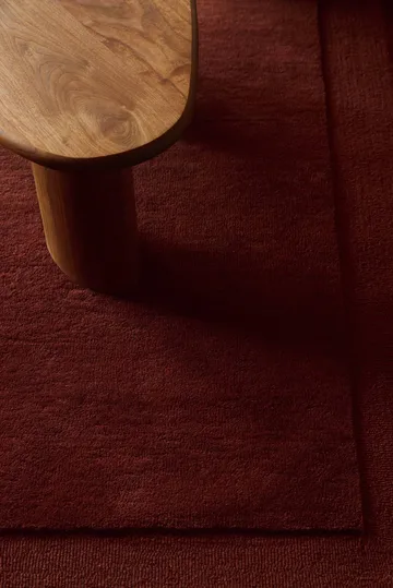 Louis wool rug - Burgundy, 250x350 cm - Tinted