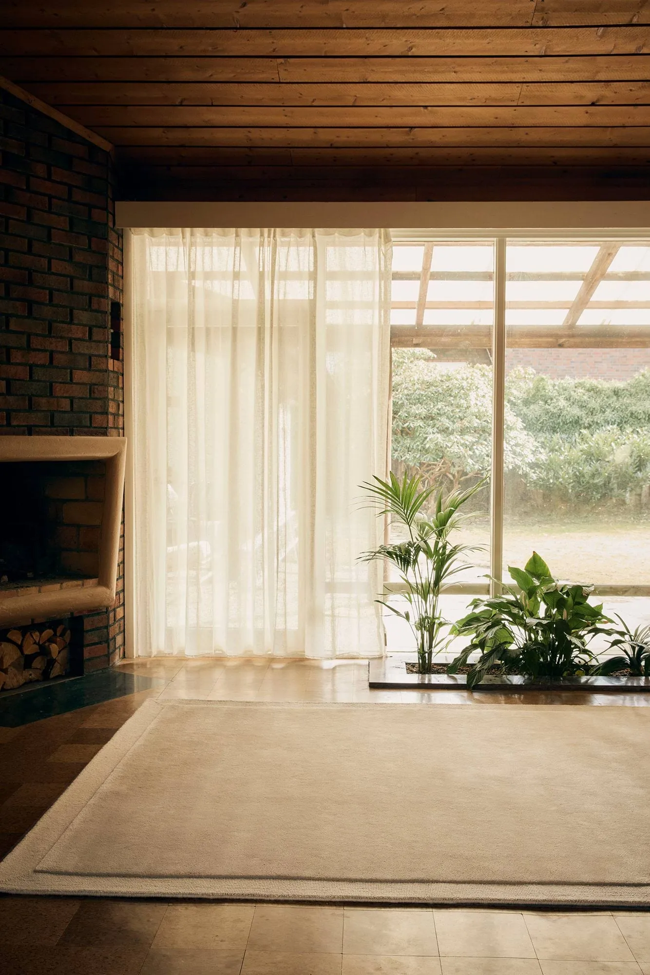 Louis wool rug, Warm beige, 200x300 cm Tinted