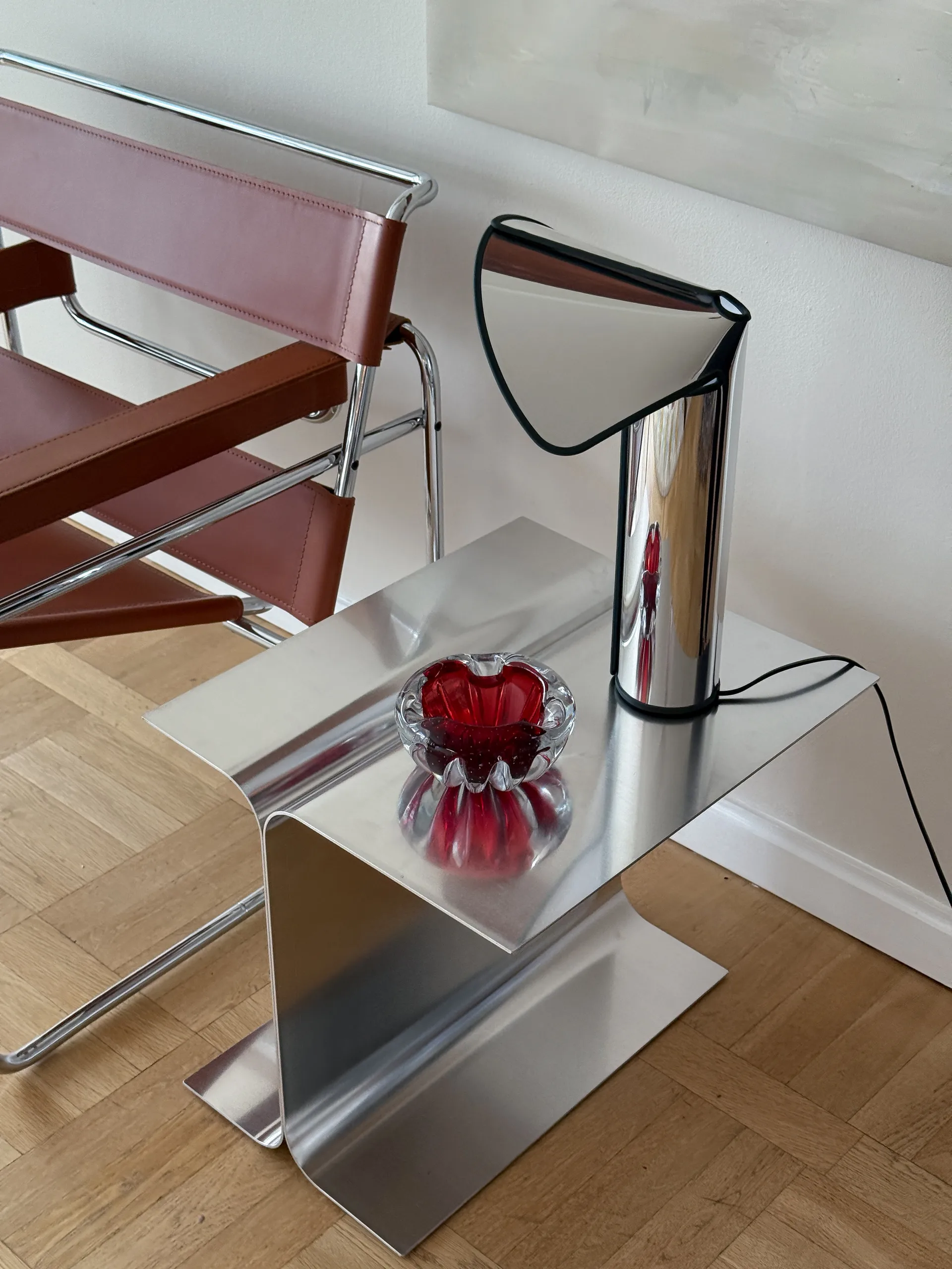 Luce side table, Aluminium Tinted