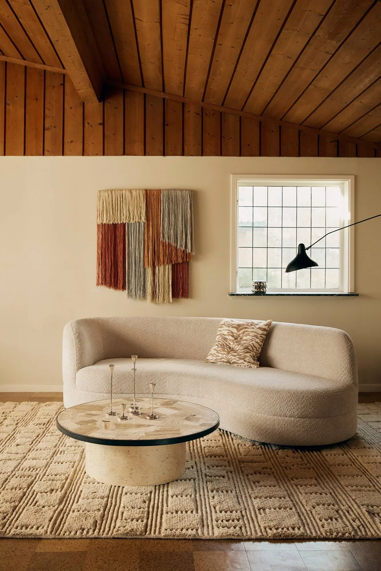 Lydahl wool rug, Beige, 200x300 cm Tinted