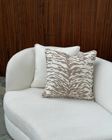 Norell cushion - Tiger beige-off white, 50x50 cm - Tinted